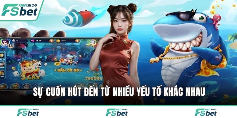 Sự cuốn hút đến từ nhiều yếu tố khác nhau
